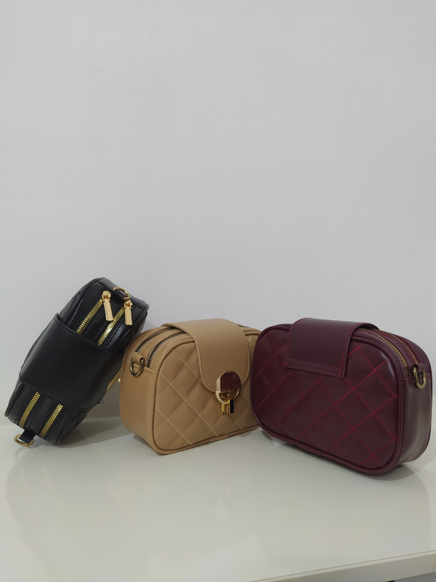 کیف نوار دوزی چرم