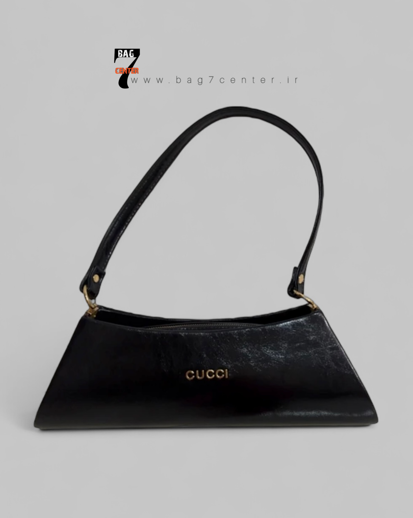 کیف دخترانه مجلسی ساده چرم مشکی