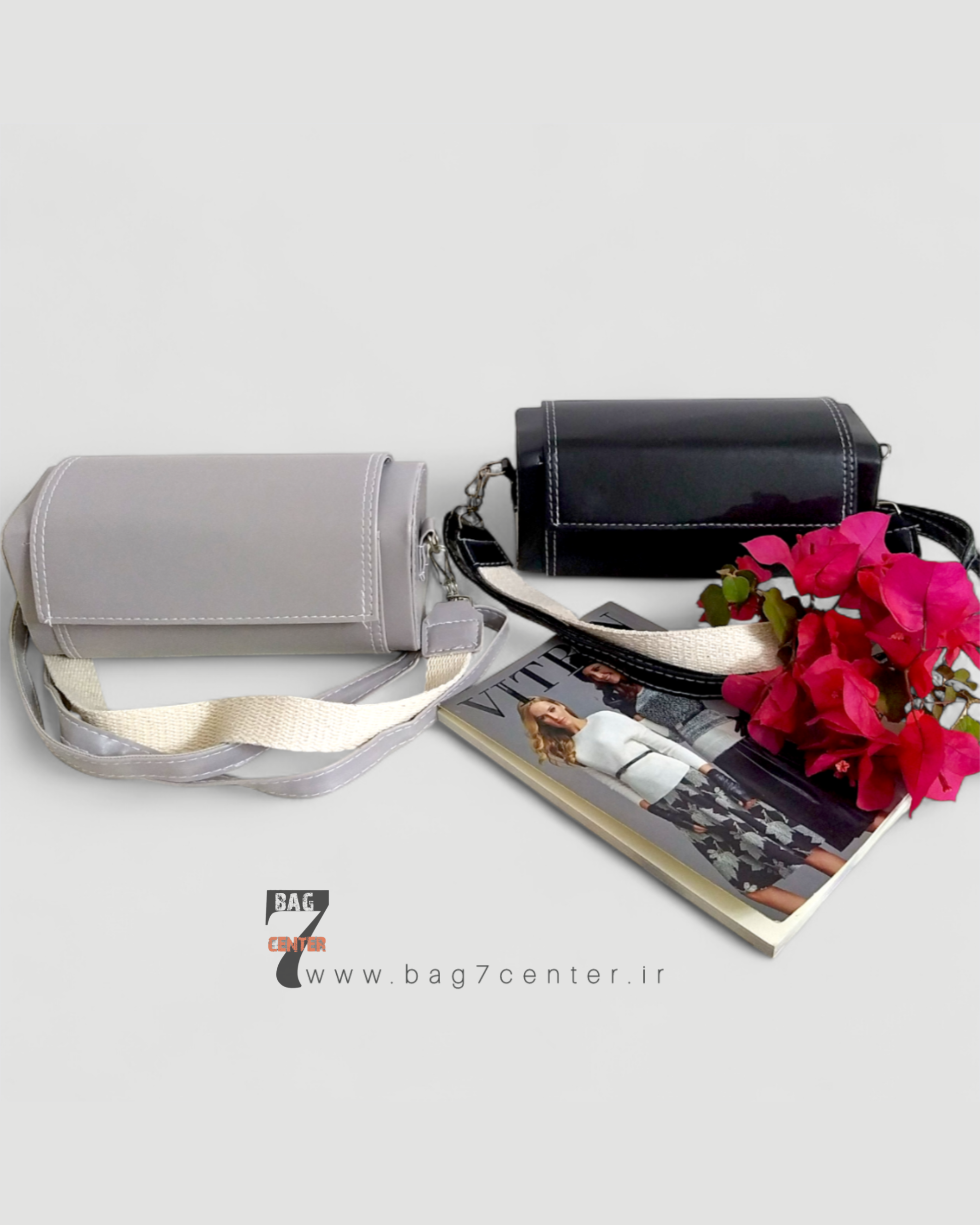 کیف چرم زنانه استوانه ای یشمی