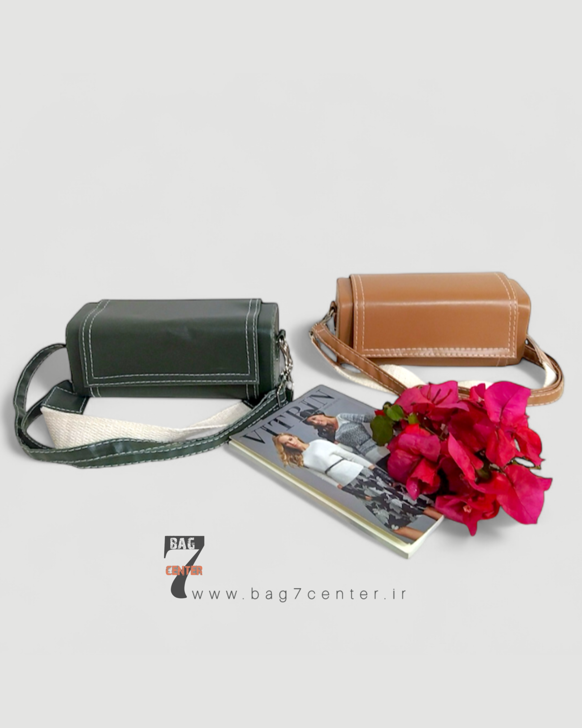 کیف دخترانه دوشی مدل ساندویچی صورتی