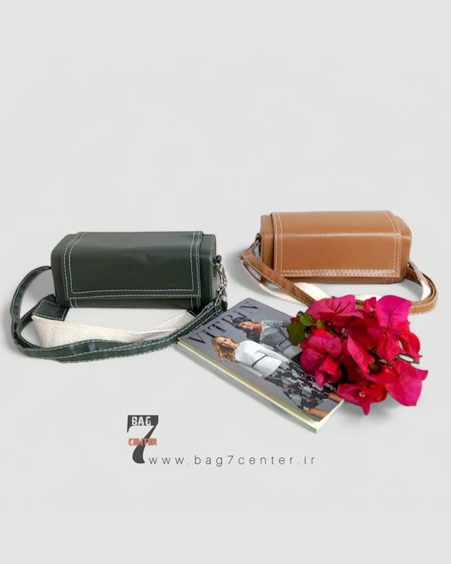 کیف دخترانه دوشی مدل ساندویچی صورتی