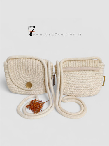 کیف دخترانه کنفی ساده