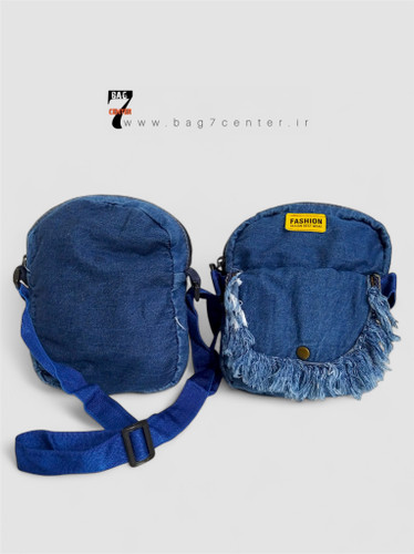 کیف دخترانه جین با بند دوشی
