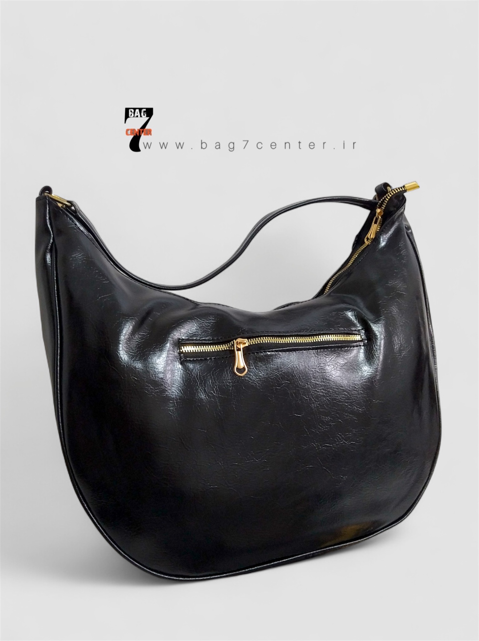 کیف چرم مشکی دانشجویی