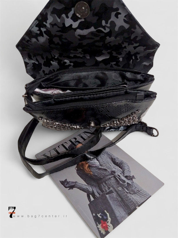 کیف دخترانه فشن پیرسینگ دوشی با بند قابل تنظیم