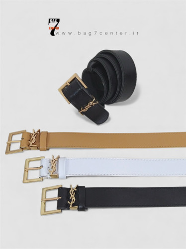 کمربند چرم دخترانه مشکی ایوسن لورن