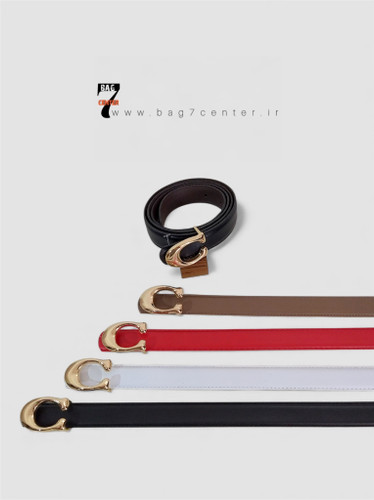 کمربند دخترانه باریک کافی رنگ مناسب ست های زمستانی