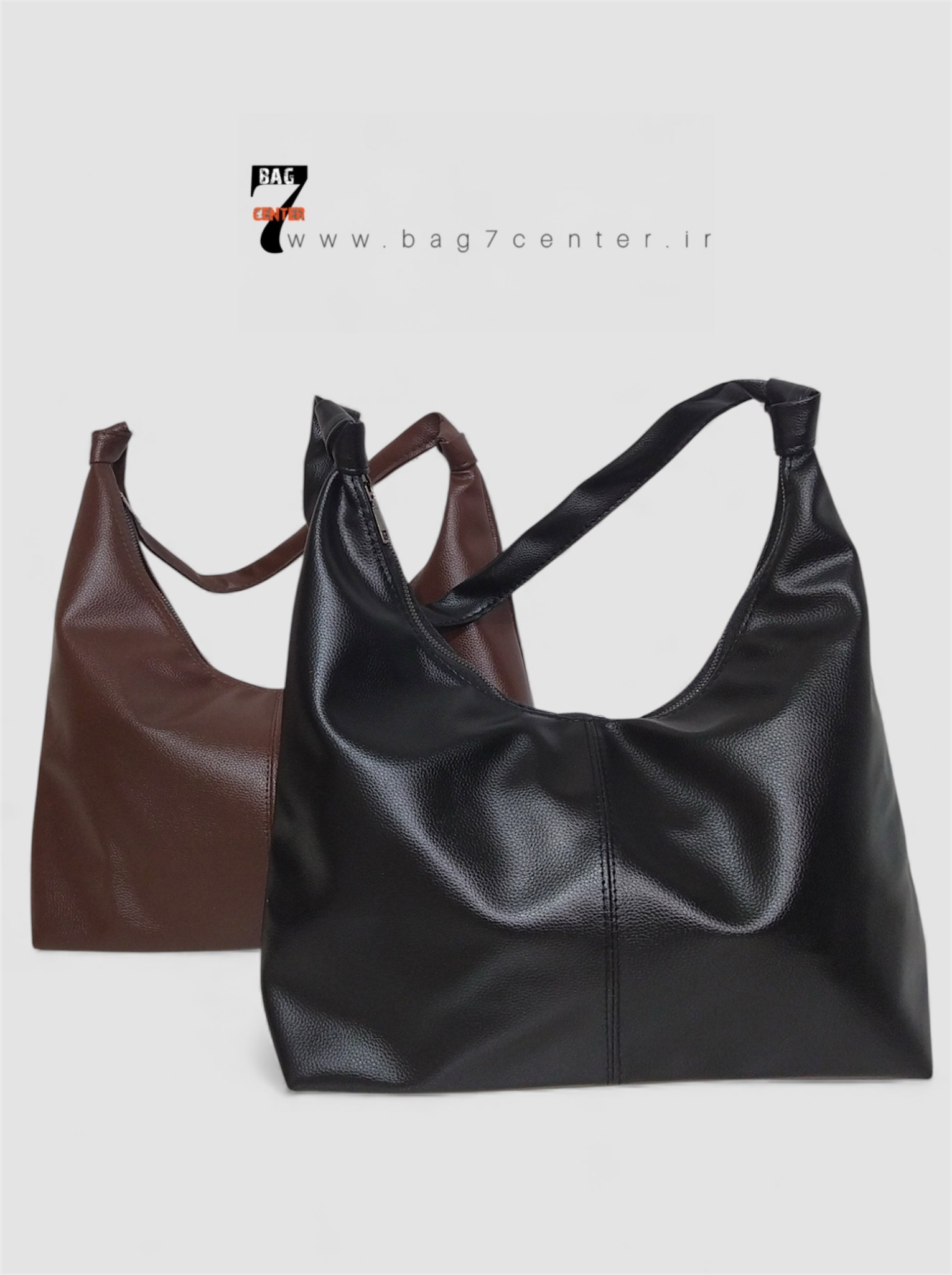 کیف رنانه چرم شرانگ مشکی ساده bag7center