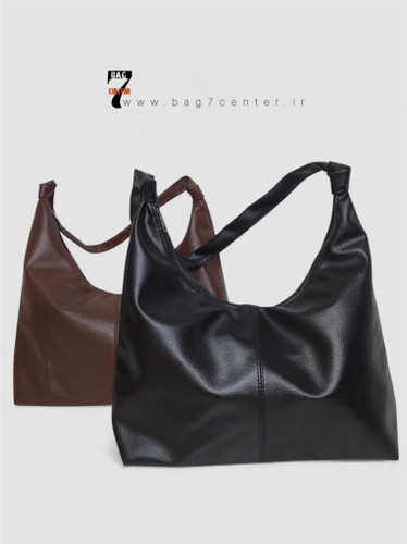 کیف رنانه چرم شرانگ مشکی ساده bag7center