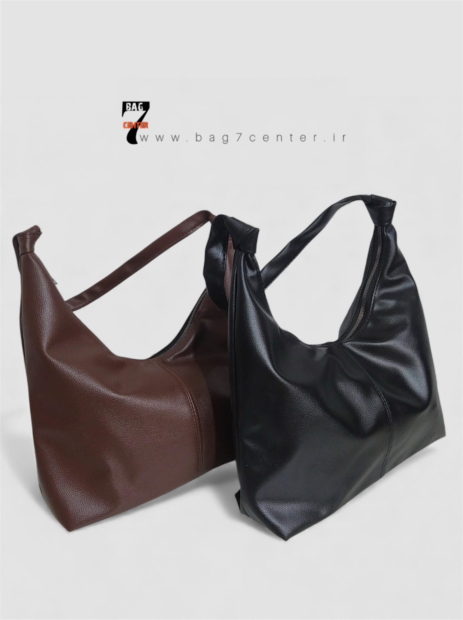 کیف دوشی زنانه قهوه ای با دوخت تمیز بگ7سنتر