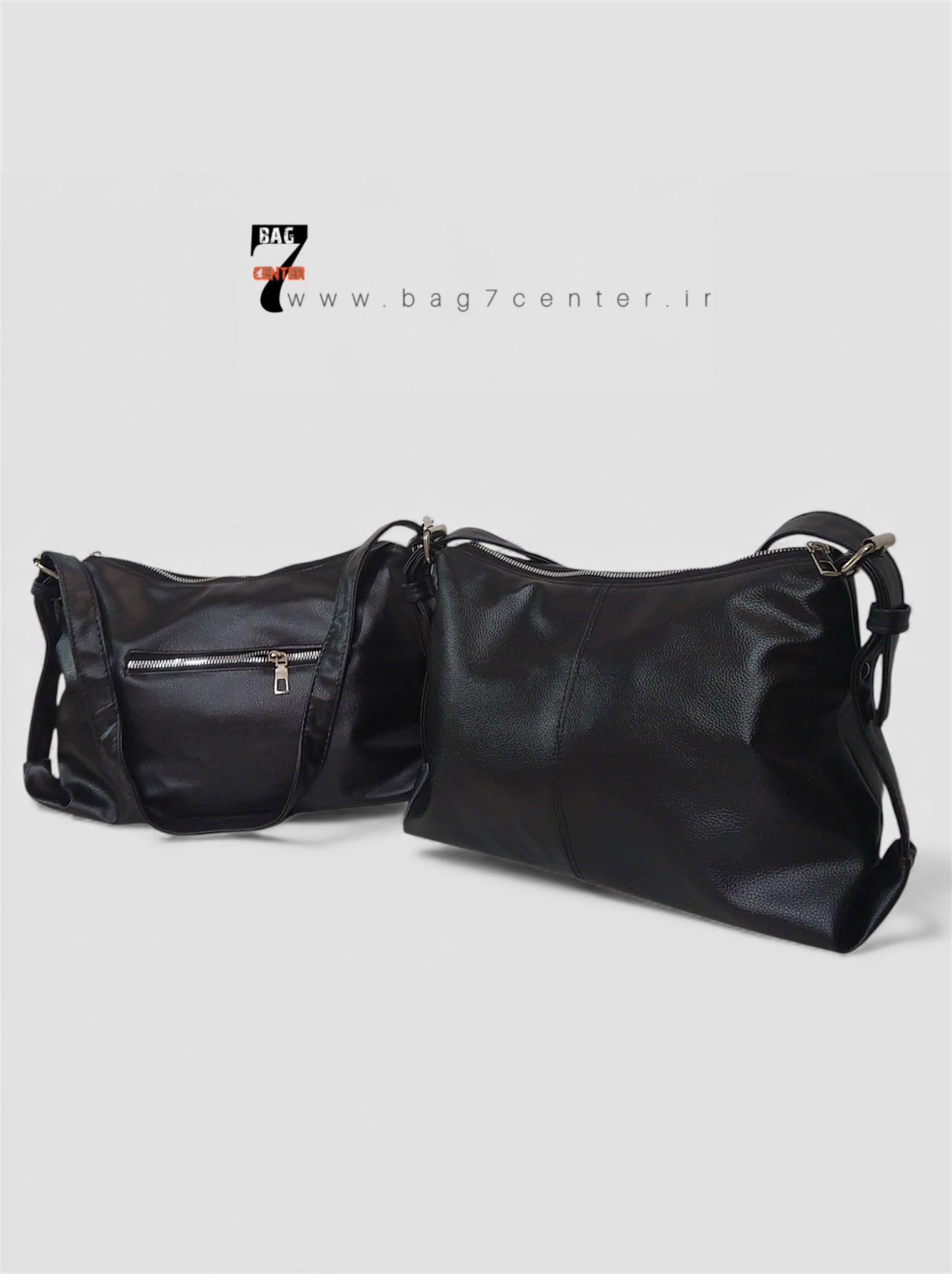 کیف دخترانه چرم ساده مشکی